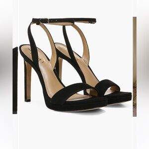 Sam Edelman Jade ankle strap Black Stiletto Heels